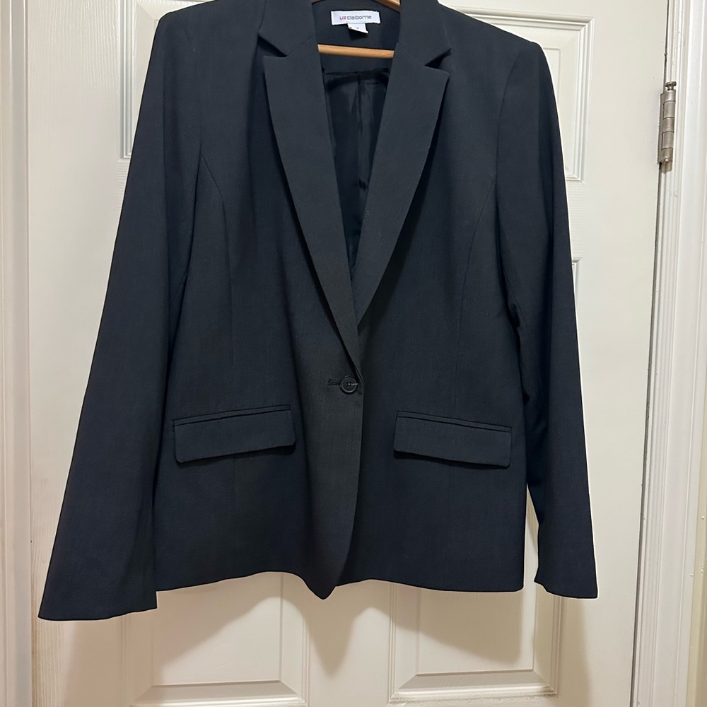 Liz Claiborne Charcoal Blazer